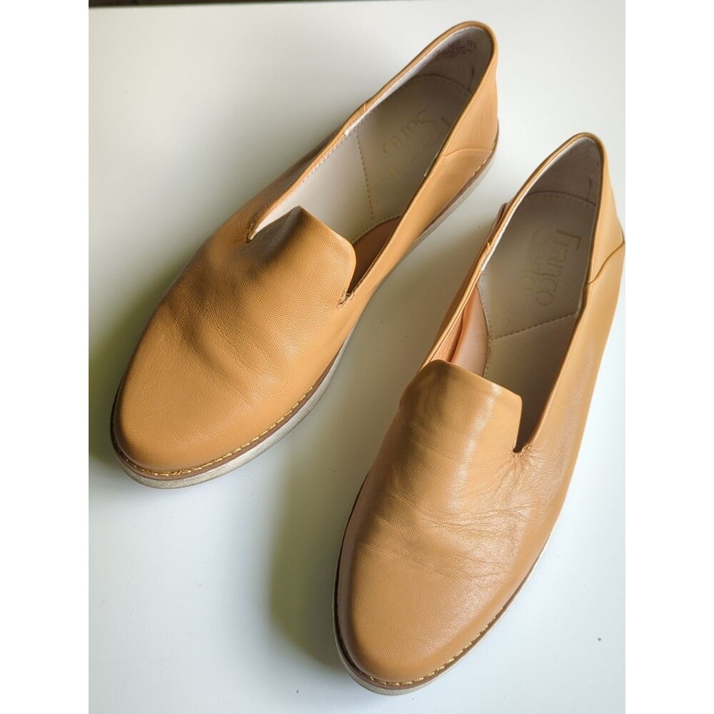 Franco Sarto Women's Leather Slip On Loafers Size 8.5